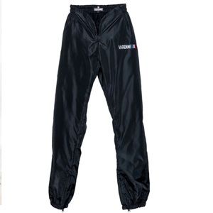 Varenne V cut nylon track pants